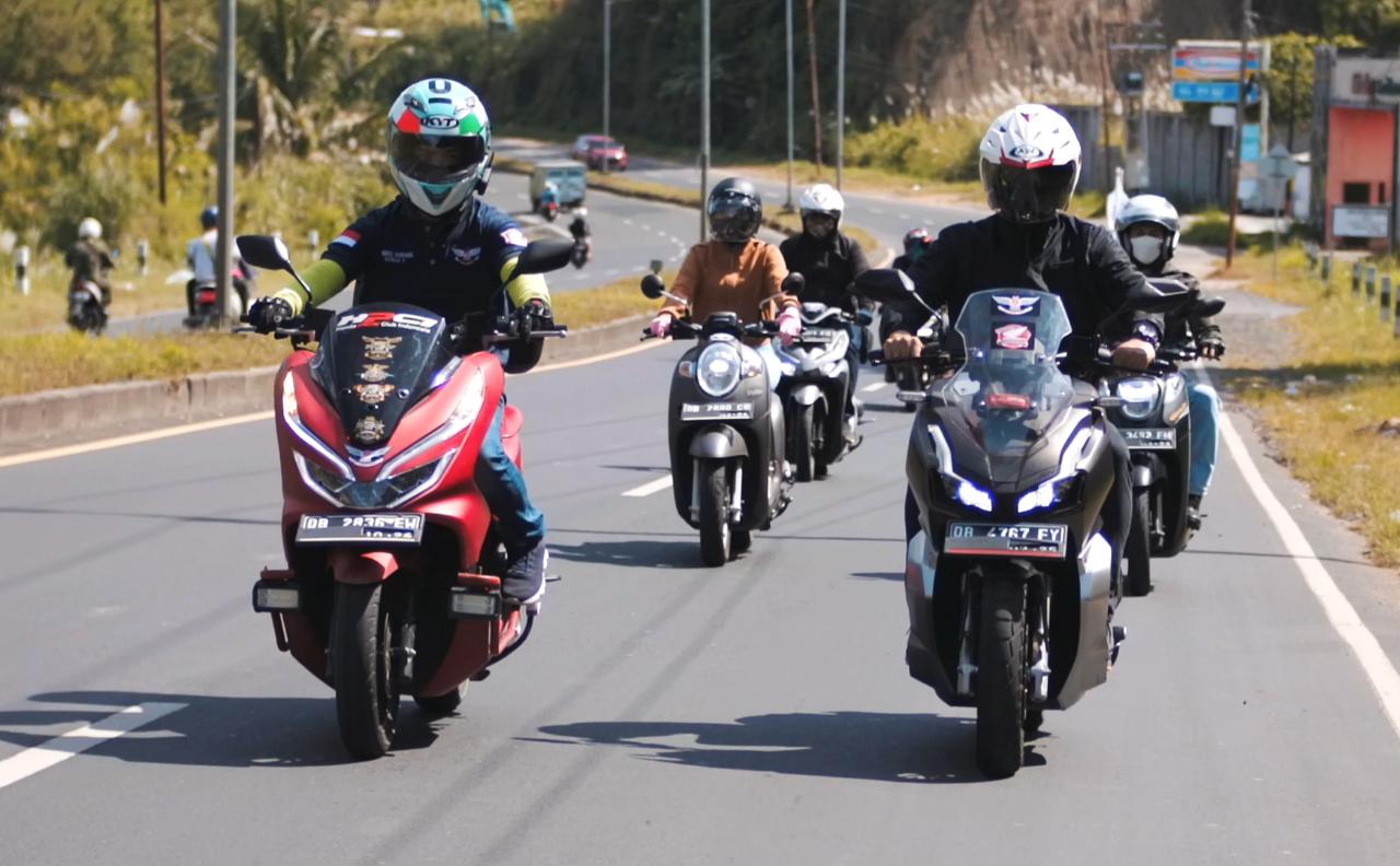 Touring Explore Ride IKatan Motor Honda Sulut (IMHS)